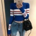 Áo len nữ mùa thu 2018 Mới tay dài mỏng Hàn Quốc Eo cao Eo ngắn Áo crop top Áo len đồ nữ đẹp Đan Cardigan