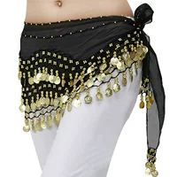 Шифоновый черный ремень, подходит для начинающих