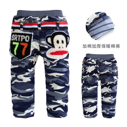 Детские штаны для отдыха, камуфляжная детская зимняя утепленная летняя одежда, 0-2 лет