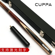 CUPPA sơn miễn phí hồ bơi cue nhỏ đầu đen 8 bóng bi da cue Trung Quốc đen tám handmade billiard bar đầu