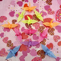 Светящаяся бумажная кран готовый продукт