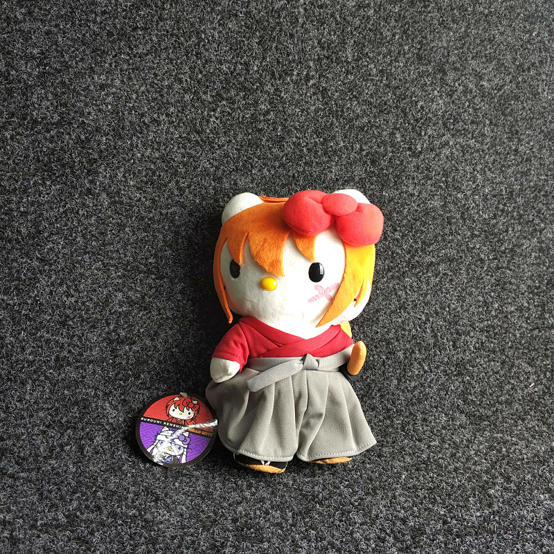 Sword Heart Kitty (23Cm Bag)Children's Day gift Japan sanrio  hellokitty Plush Doll Hello Kitty doll appease On the bed Toys