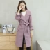 Mùa thu đông 2019 mới của phụ nữ phiên bản Hàn Quốc của những chiếc áo len mỏng nữ dài thời trang - Áo khoác dài Áo khoác dài