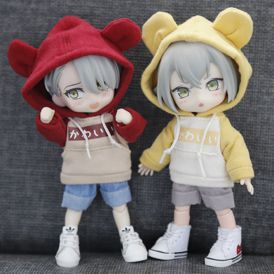 taobao agent OB11 baby clothing GSC clay head 8 points BJD molly body9 DDF vegetarian small bear sweater