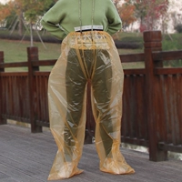 Новые герметичные дождевые штаны 7502 апельсин