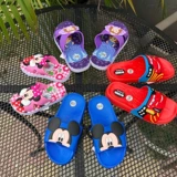 Дисней, детские слайдеры, мультяшные тапочки для отдыха, нескользящие сандалии подходит для мужчин и женщин, коллекция 2022, США