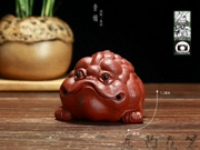 [茗 nồi gốm] Yixing Zisha nồi tinh khiết làm bằng tay hộ gia đình bộ trà điêu khắc pet trà gốc mỏ Dahongpao Jinyu
