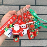 Рождественский брелок для пожилых людей, силиконовая кукла, ключи от машины, украшение на сумку, подарок на день рождения