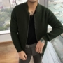 Mustache shop đan áo len ngắn mùa thu 2018 áo khoác mới dày nam phiên bản Hàn Quốc của xu hướng Slim đẹp trai thoi trang nam dep