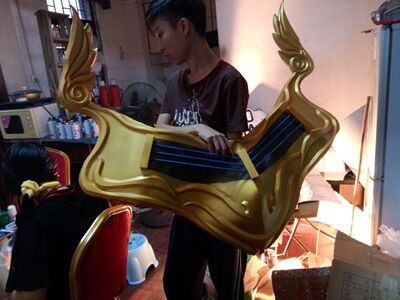 taobao agent LOL League of Legends Qin Nuqin Mom Dana Primitive Skin Golden Piano Termid COS Modeling