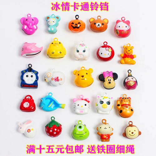 Мультяшный колокольчик, подвеска с аксессуарами, чокер, клубника, браслет, домашний питомец, «сделай сам»