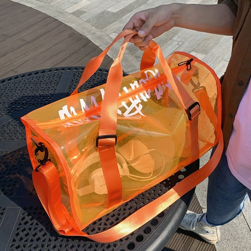 Водонепроницаемая сумка для путешествий, сумка через плечо из ПВХ, вместительная и большая пляжная сумка на одно плечо для плавания, спортивная спортивная сумка