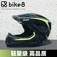 Bike8 Черный зеленый шлем