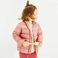 Зимняя тонкая розовая куртка, детский пуховик для новорожденных, европейский стиль, 1 лет, 2 лет