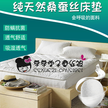 Высококачественные кровати постельные принадлежности 100 шелковые кровати матрацы постельные принадлежности цельный хлопок толщина одноместный двухместный можно заказать