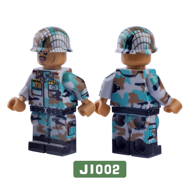 JI002MOC Compatible with LEGO military Man Chindia  border Commandos China liberation army India rank-and-file soldiers Building blocks Toys