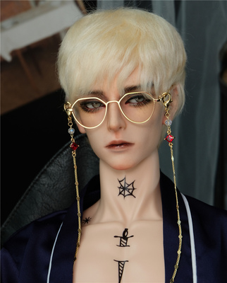 taobao agent Bjd glasses chain glasses hanging chain SD doll prop access to three -pointers Pu Shuang Uncle ID75