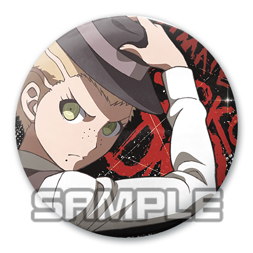 LOn the bullet 3 animation comic H style circular periphery badge Badge quadratic element diameter 58mm Baji