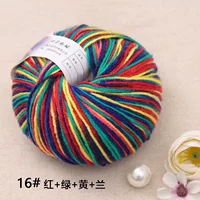 16 красный+зеленый+желтый+орхидея