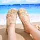 VEBLEN Giày lỗ Veblen nữ mùa hè mới chống trượt giày đi biển Bao Đầu dép đi trong nhà áo khoác ngoài giày thạch giày xăng đan