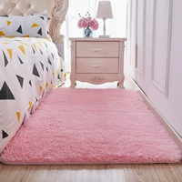 Fluff thảm phòng khách phòng ngủ phòng cô gái màu hồng công chúa cô gái có thể được tùy chỉnh hình chữ nhật đầy đủ cửa hàng dễ thương mat giá thảm trải sàn