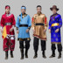 Mông cổ quần áo nam dân tộc thiểu số trang phục Mông Cổ người lớn mới trang phục múa hiện đại nhảy múa vuông quần áo Trang phục dân tộc