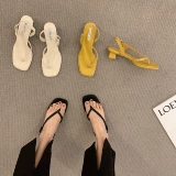 Летние босоножки, французский стиль, коллекция 2022, простой и элегантный дизайн