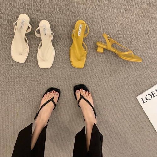 Летние босоножки, французский стиль, коллекция 2022, простой и элегантный дизайн