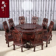 Bàn ăn gỗ hồng mộc đỏ Lào Dongyang Ming và Qing kết hợp đồ nội thất bằng gỗ gụ cổ điển - Bộ đồ nội thất