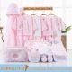 [Четыре сезона] 4 комплекта одежды+стеганых одеял+припасы, розовые