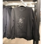 Áo len trùm đầu cho nam của H & M 2018 Mới chải bên trong Black Panther mẫu dài tay hàng đầu áo len nam hàn quốc