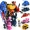 Biệt đội đặc vụ nhỏ thế hệ thứ ba x Bộ quà tặng đồ chơi cậu bé robot biến dạng năm cơ khí rực rỡ - Đồ chơi robot / Transformer / Puppet cho trẻ em