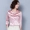 Mùa xuân 2019 mới của phụ nữ kích thước lớn áo sơ mi nữ lụa satin đứng áo ve áo là áo sơ mi mỏng chuyên nghiệp - Áo sơ mi