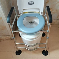 Добавьте высоту нержавеющей стали в туалет, чтобы увеличить туалет для туалета.