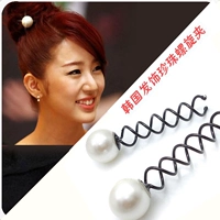 Женская спираль из жемчуга, заколка для волос, большой набор инструментов, аксессуар для волос, Южная Корея