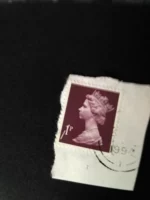 Anh nhân vật đóng dấu lớp Nữ hoàng Machin 1P mặt giá trị misprinted để kỷ niệm tem nước ngoài trung thực nóng bán tem thư bưu điện