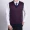 Áo len mới mùa thu và mùa đông áo len nam trung niên kinh doanh áo len giản dị nam cộng với áo nhung độn áo len dệt kim