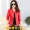 Da mùa xuân và mùa thu mới Haining da phụ nữ ngắn Hàn Quốc phiên bản của slim slimming jacket của phụ nữ cổ áo lớn kích thước áo khoác da