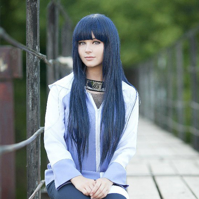 taobao agent Blue and Black long -haired sunrise to Hina COSPLAY wigs of Kiyoshi Kiyoshi Chuan Xia Gu Lin Gujian Guohua