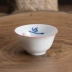 Vẽ tay thư pháp Trà Châu Châu Kungfu cốc nhỏ Phượng hoàng trà nhiệt độ cao sứ kèn cốc Kung Fu bộ chén đơn - Trà sứ Trà sứ