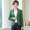 2019 mùa thu mới Hained leather nữ phiên bản ngắn của Hàn Quốc của áo khoác da mỏng mỏng nữ áo khoác size lớn - Quần áo da