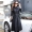 Mùa xuân và mùa thu mới 2018 Áo khoác da nữ dài phần áo khoác da phiên bản Hàn Quốc của áo khoác gió nữ giảm béo mỏng - Quần áo da