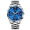 Imported movement with natural blue face + free leather belt + lifetime warranty