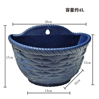 Имитация виноградной стены -синий синий цвет