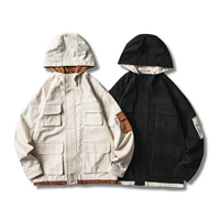 Áo khoác nam Nhật Bản nguyên bản mới Áo khoác lửng màu đơn giản Thời trang retro - Áo khoác áo khoác nam đẹp 2021