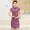 Mẹ ăn mặc mùa hè ăn mặc 2018 mới thời trang phụ nữ 40 trung niên 50-year-old ngắn tay cheongsam ăn mặc áo kiểu người lớn tuổi