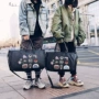 Xu hướng túi du lịch nam túi xách du lịch ngắn nữ phiên bản Hàn Quốc của túi duffel công suất lớn siêu lớn nam đơn giản túi xách du lịch cỡ lớn