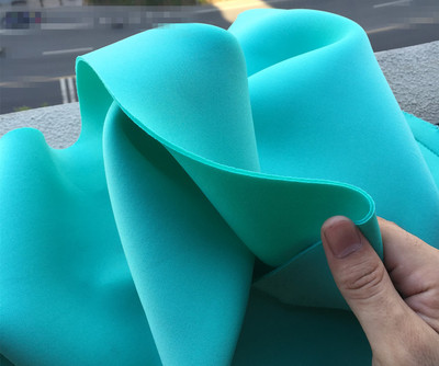 taobao agent Light green lake green light green mint green filament space cotton cloth elastic bubble air layer