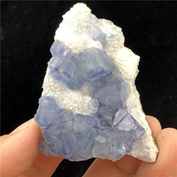 Новые разновидности естественного синего флуорита Fujian