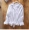 Đơn giản và hàng hóa tốt hem thắt nút đi lại mặc! Bông siêu mềm nữ dài tay áo sơ mi trắng thẳng 63238